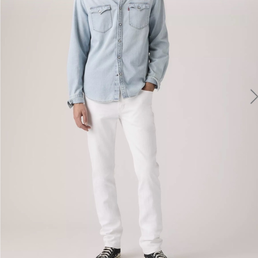 Levi’s 511 Slim Fit White Jeans 32x32 | Classic Stretch Denim